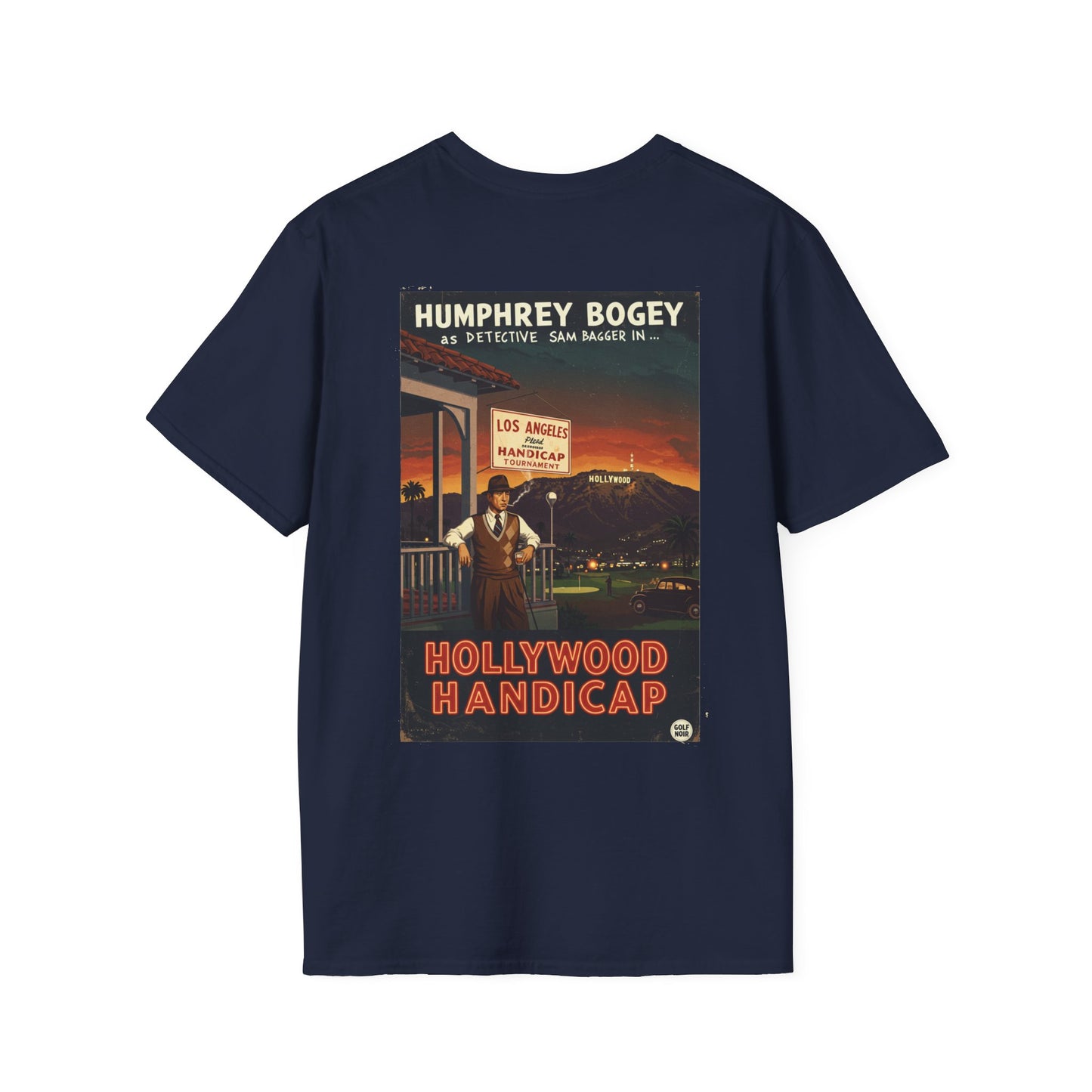 HOLLYWOOD HANDICAP T-Shirt - Starring HUMPHREY BOGEY