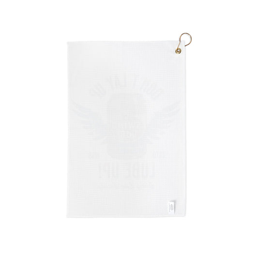 "Don't Lay Up, Lube Up" Vintage Swing Lube Golf Towel - Trademark Towels