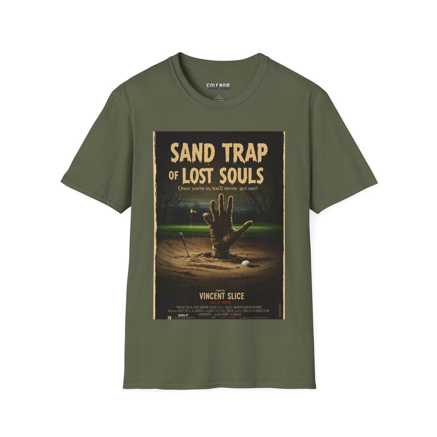 SAND TRAP OF LOST SOULS T-Shirt - Starring VINCENT SLICE