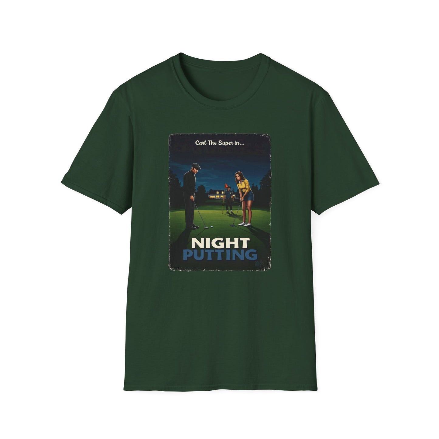Night Putting T-Shirt - Starring CARL THE SUPER