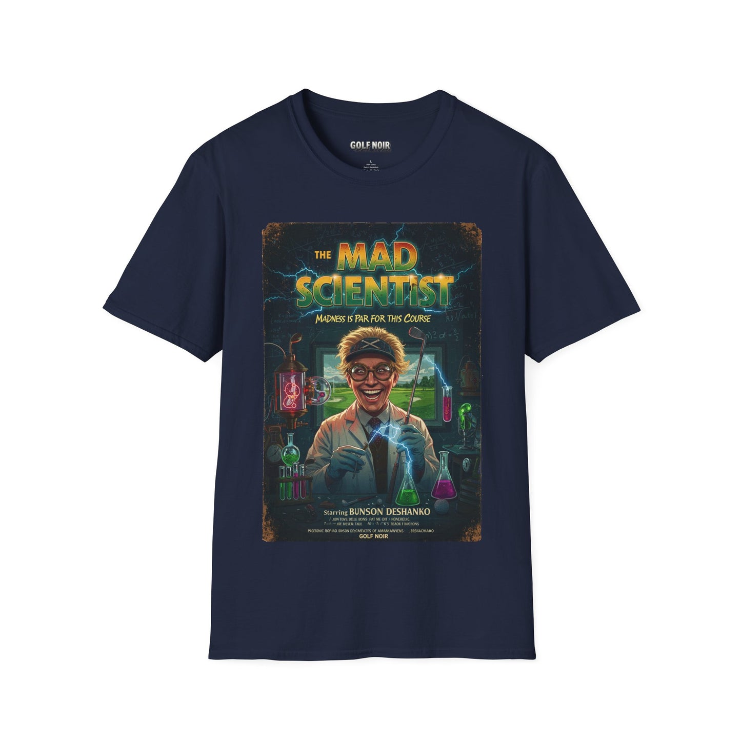 THE MAD SCIENTIST T-Shirt - Starring BUNSON DeSHANKO (A Vincent Slice Design)