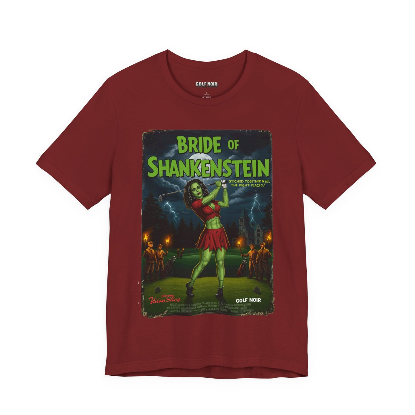 BRIDE OF SHANKENSTEIN T-Shirt - Starring VIVIAN SLICE (A Vincent Slice Design)