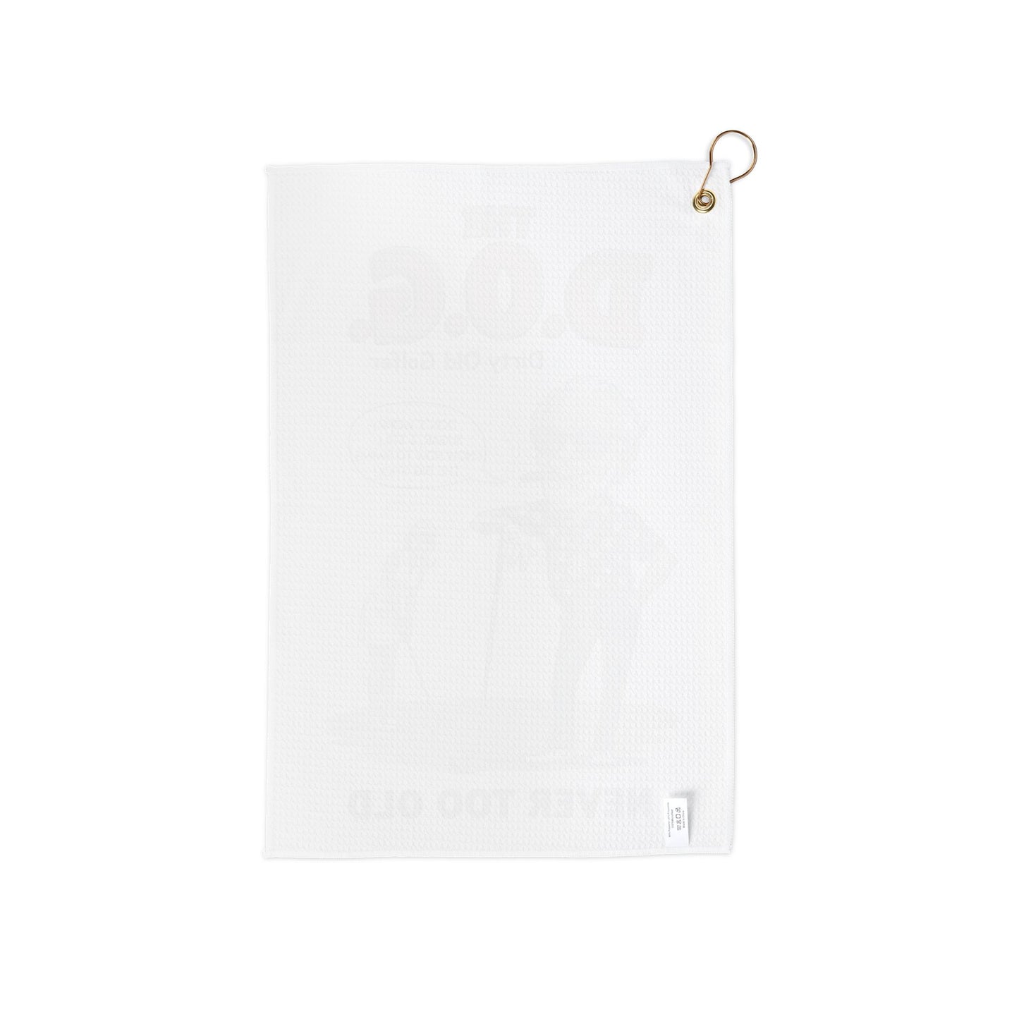 “The D.O.G. (Dirty Old Golfer) Never Too Old” Trademark Towel