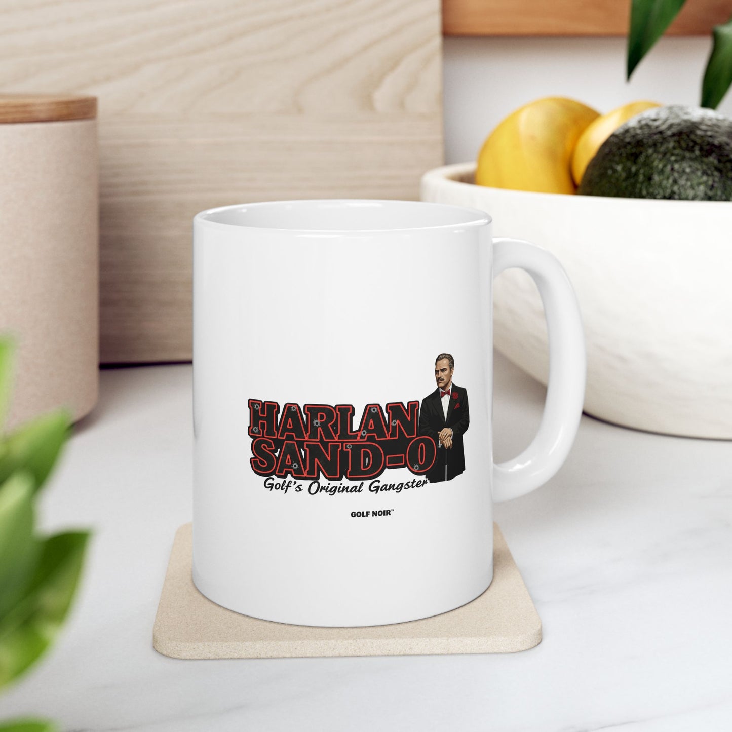 HARLAN SAND-O Mug - Golf's Original Gangster