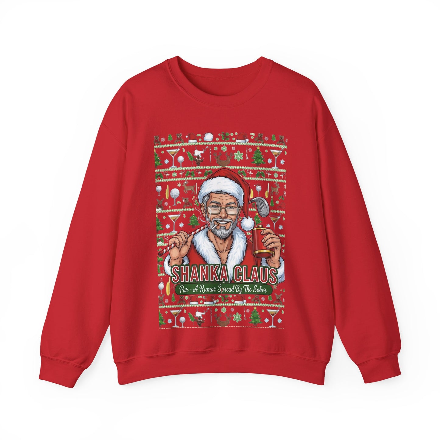 SHANKA CLAUS Ugly Christmas Sweatshirt – Par - A Rumor Spread By The Sober