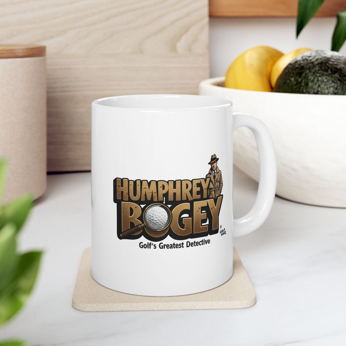 HUMPHREY BOGEY Mug - Golf's Greatest Detective