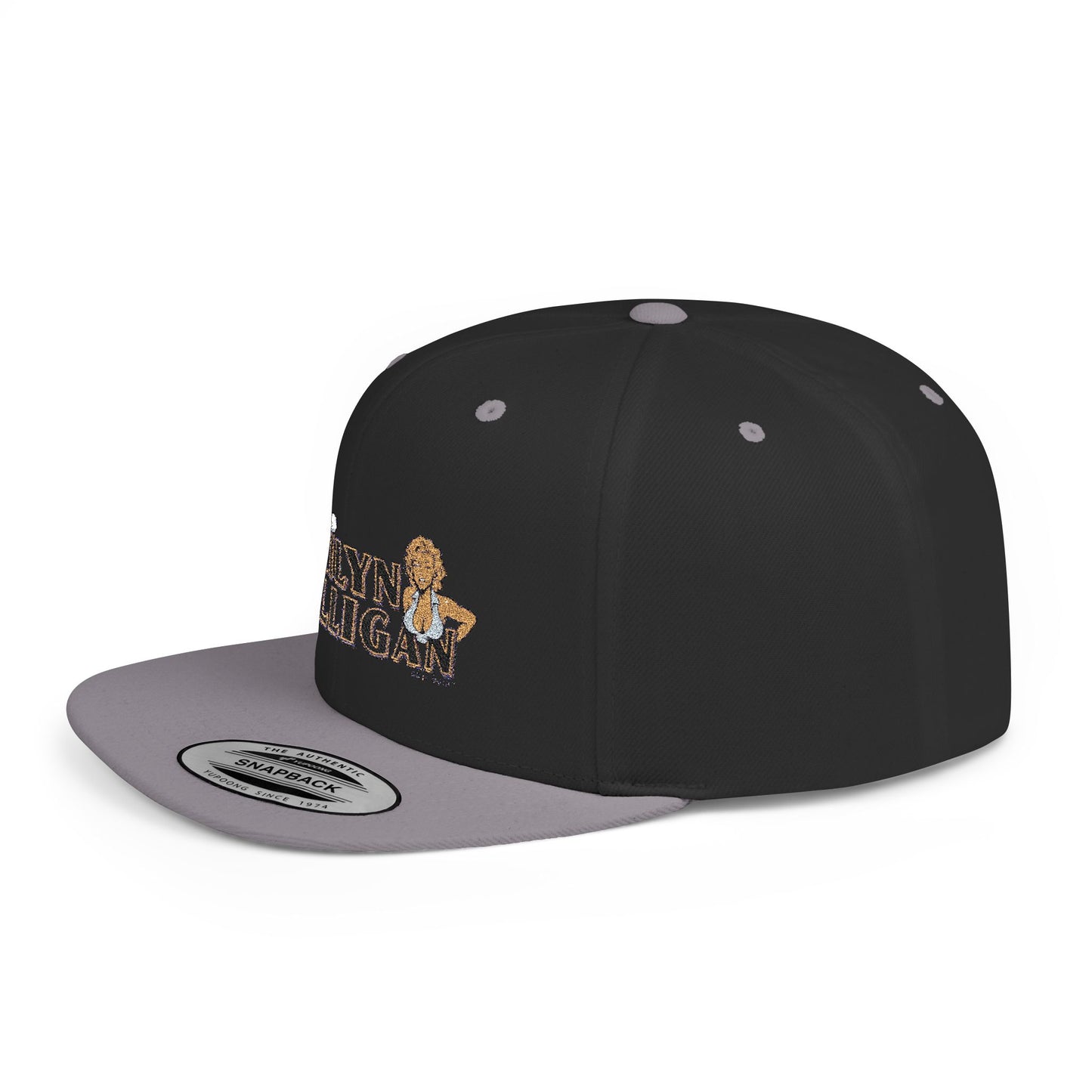 Marilyn Mulligan Flat Bill Snapback Cap