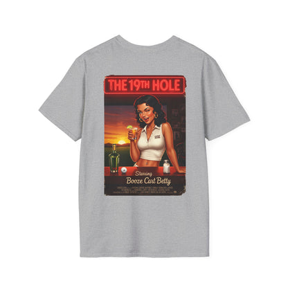 THE 19TH HOLE T-Shirt - Starring BOOZE CART BETTY