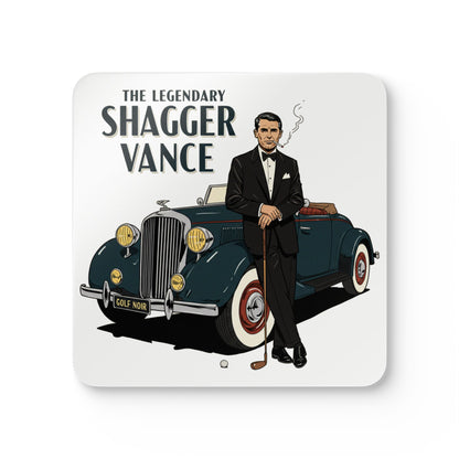 The Legendary Shagger Vance Golf Noir Cork Coaster Set
