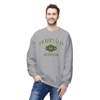 Hacker's Glen Country Club Crewneck Sweatshirt - Fictional Fairways Signature Apparel