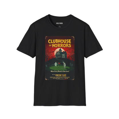 CLUBHOUSE OF HORRORS T-Shirt - Starring VINCENT SLICE