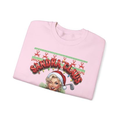 SANDRA CLAUS Ugly Christmas Sweatshirt — Wanna Audition For My Naughty List?..