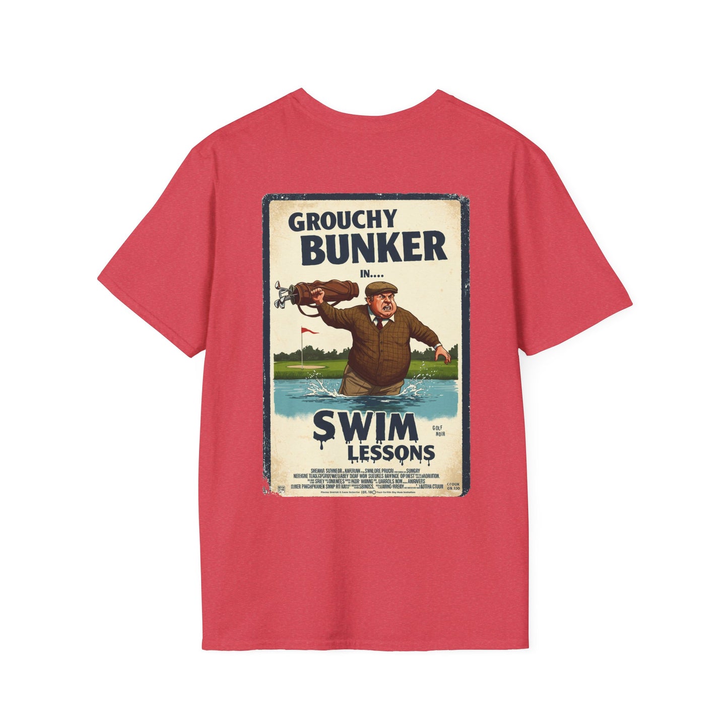 SWIM LESSONS T-Shirt - Starring GROUCHY BUNKER