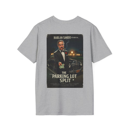 THE PARKING LOT SPLIT T-Shirt - Starring Harlan Sand-O