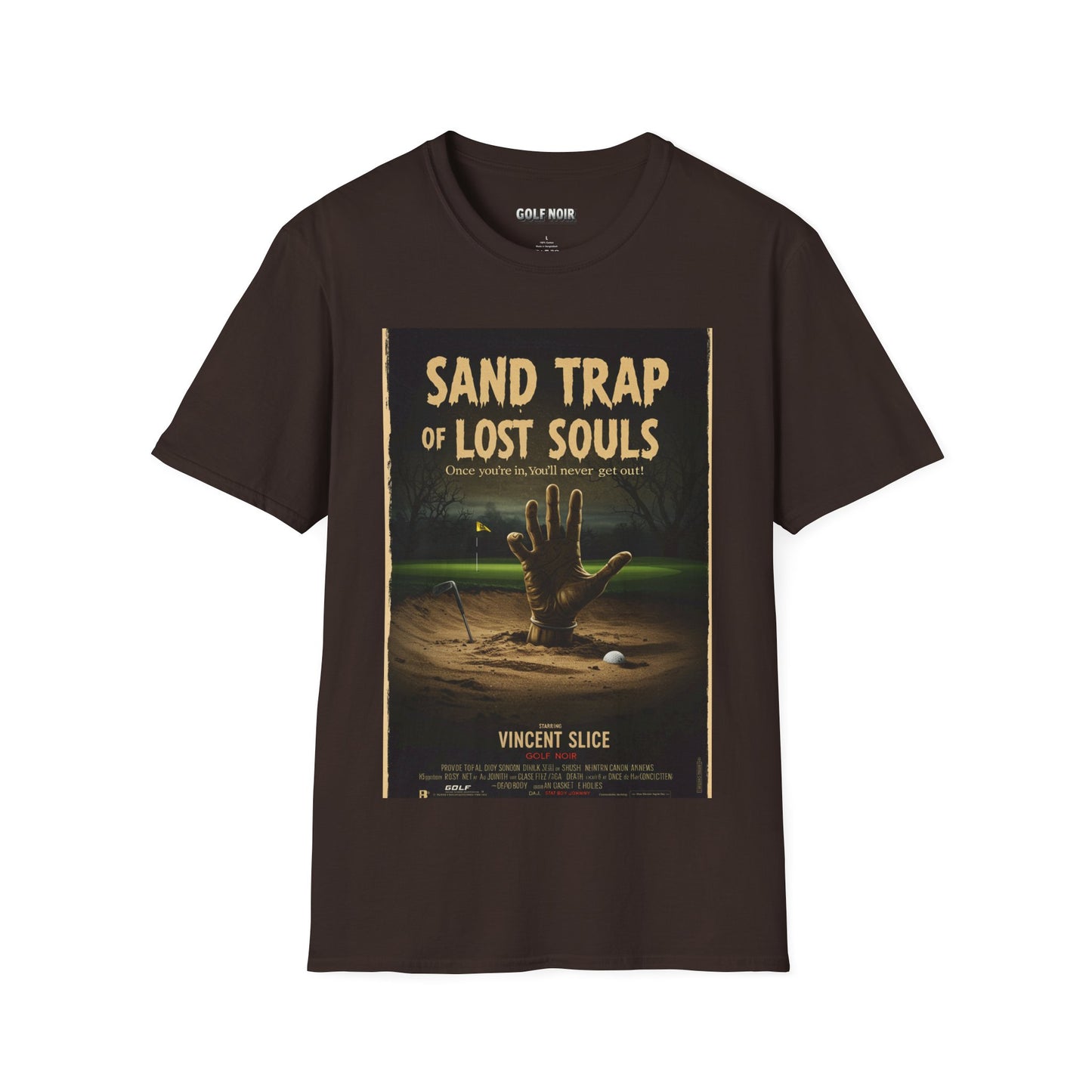 SAND TRAP OF LOST SOULS T-Shirt - Starring VINCENT SLICE
