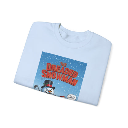 SANDRA CLAUS Christmas Sweatshirt — 'The Dreaded Snowman'