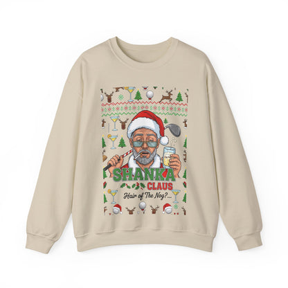 SHANKA CLAUS Ugly Christmas Sweatshirt – Hair of The Nog?..