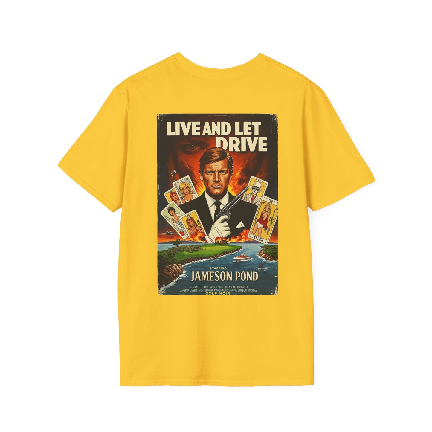 LIVE AND LET DRIVE T-Shirt - Starring JAMESON POND