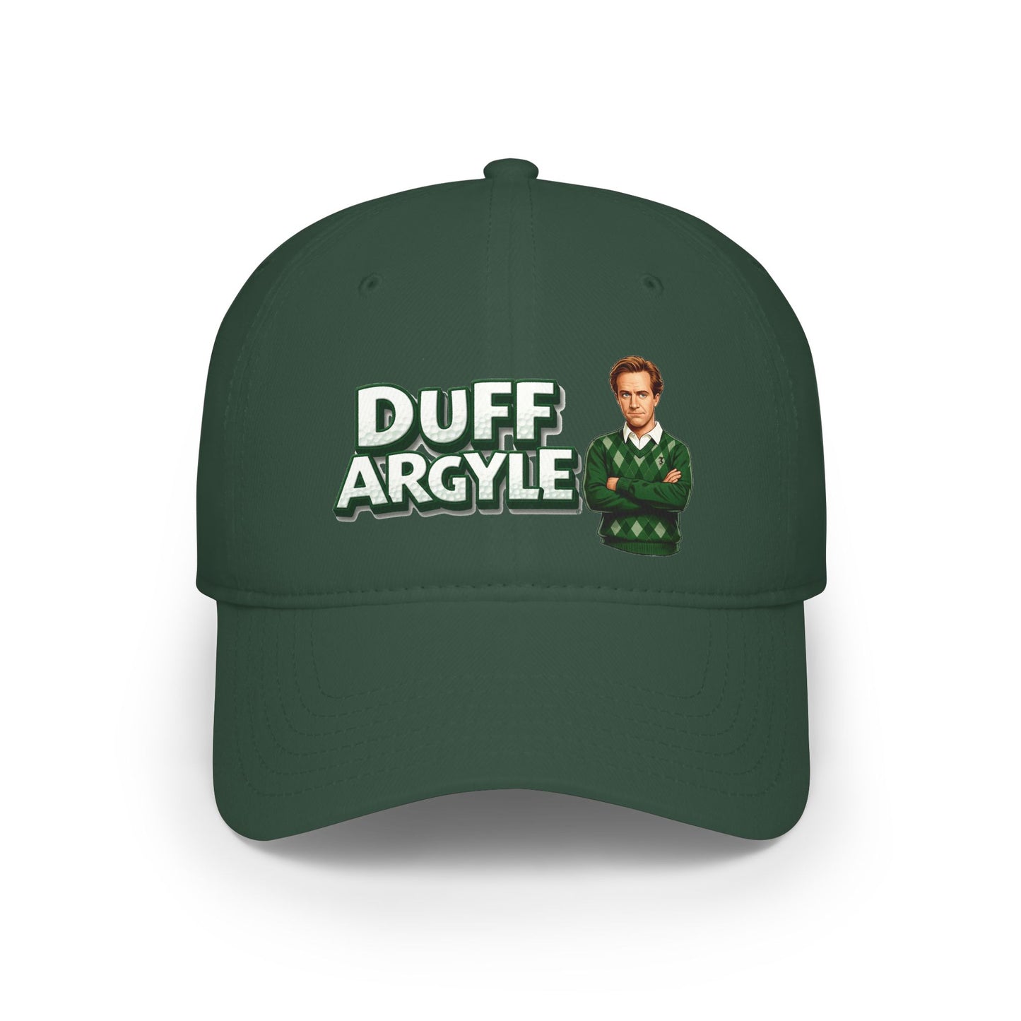 Duff Argyle Baseball Cap — Golf Noir Statement Headwear