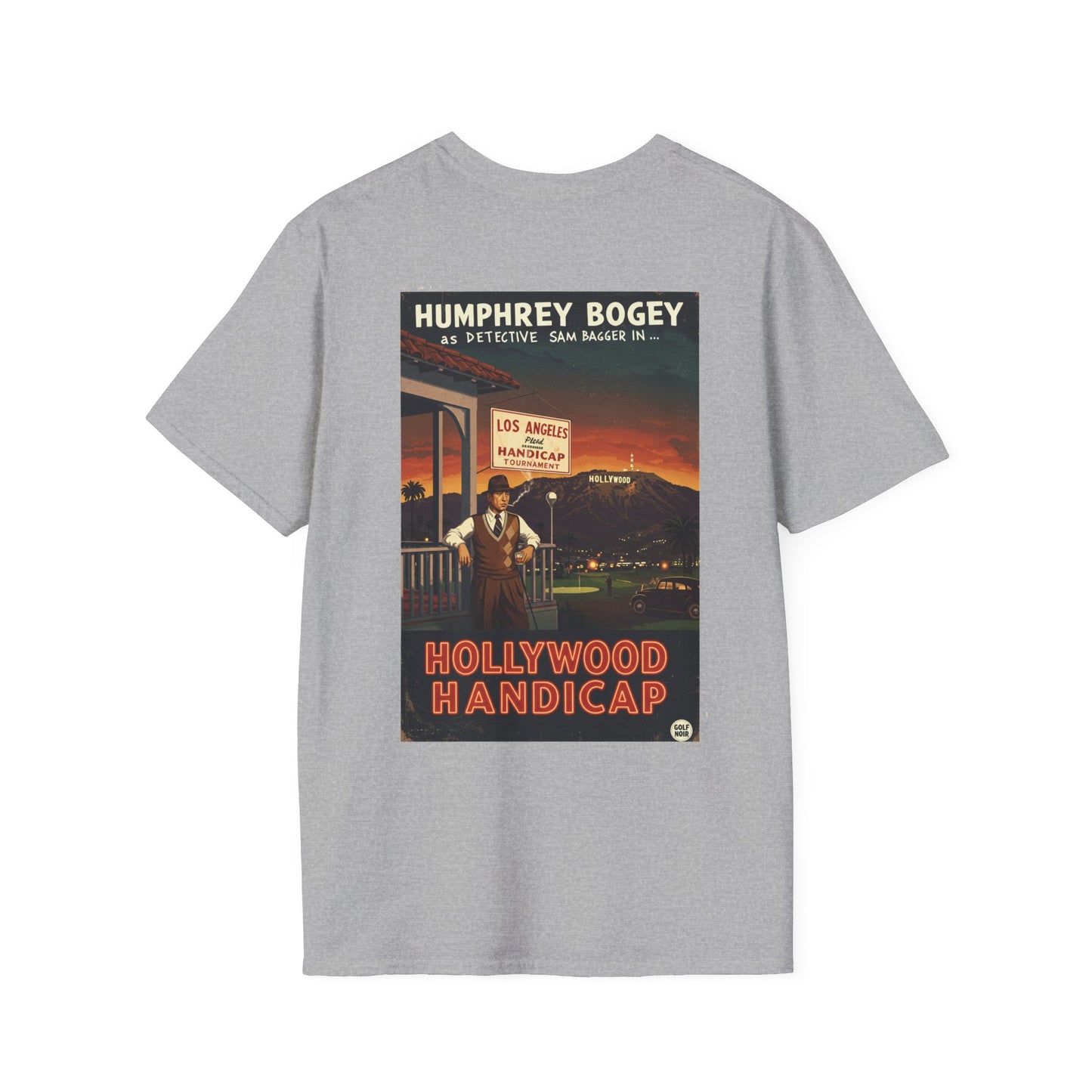 HOLLYWOOD HANDICAP T-Shirt - Starring HUMPHREY BOGEY