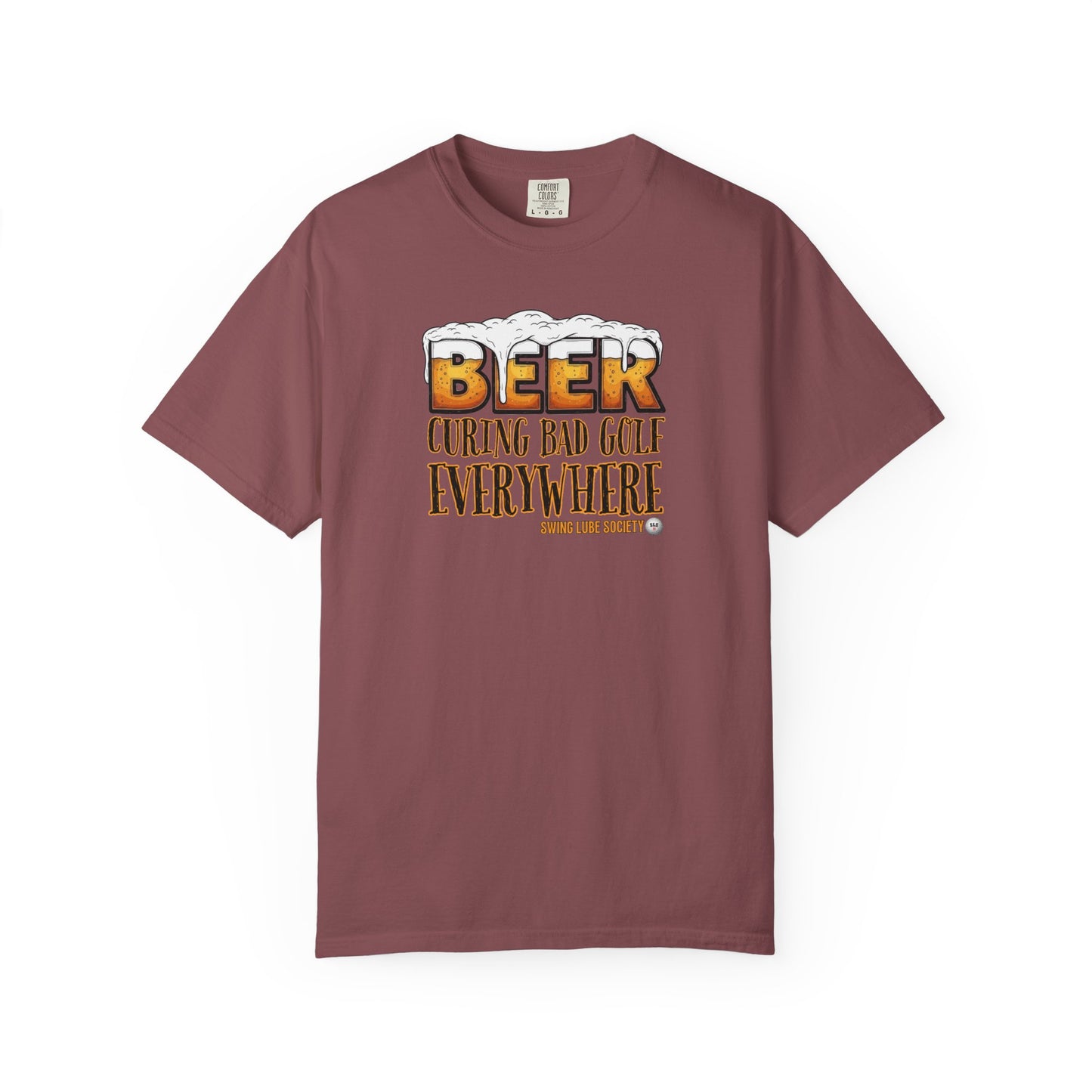 Beer Curing Bad Golf T-Shirt – Swing Lube Society Signature Apparel