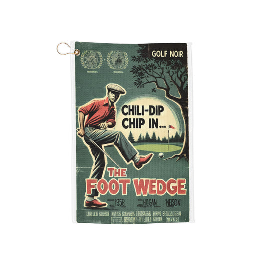 The Foot Wedge Golf Towel