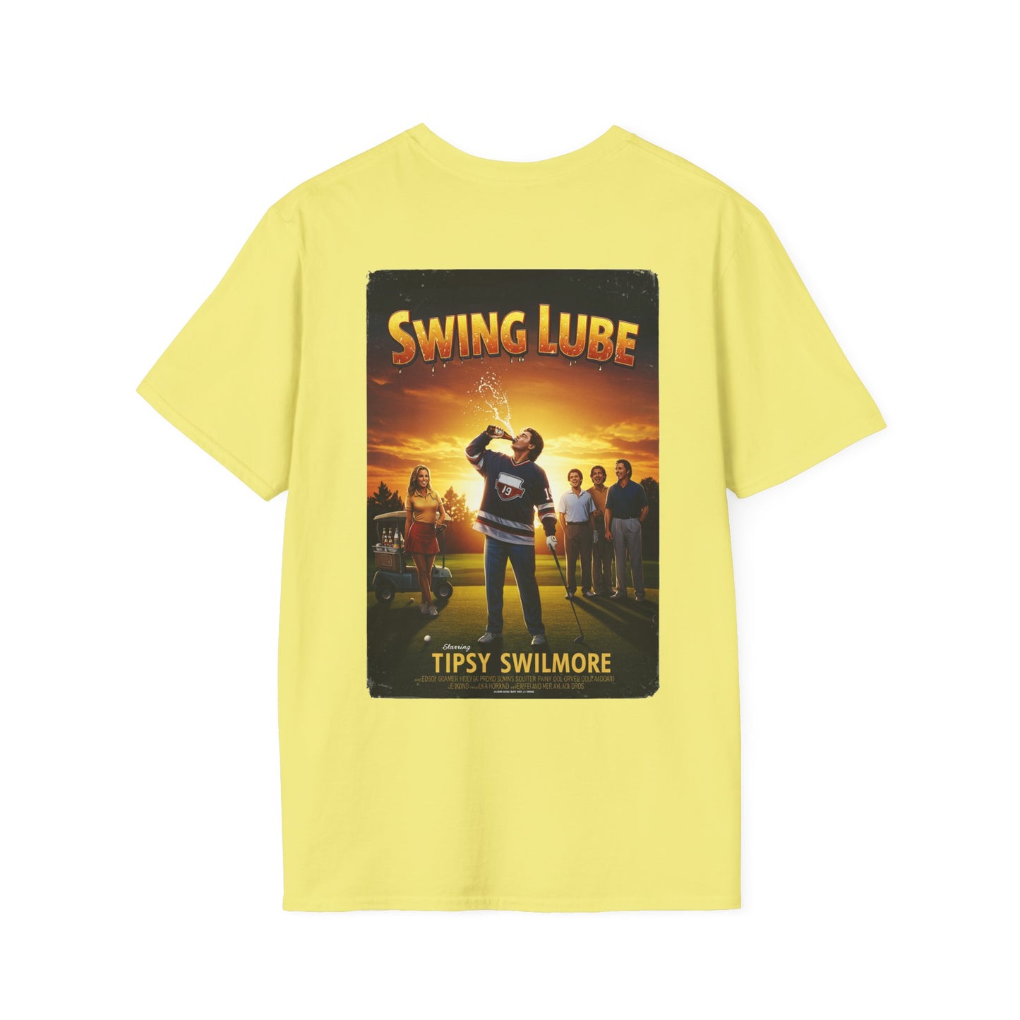 SWING LUBE T-Shirt - Starring TIPSY SWILMORE