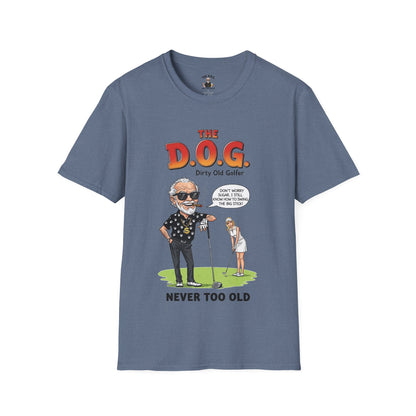 The D.O.G. T-Shirt – Never Too Old - Golf Noir Signature Apparel