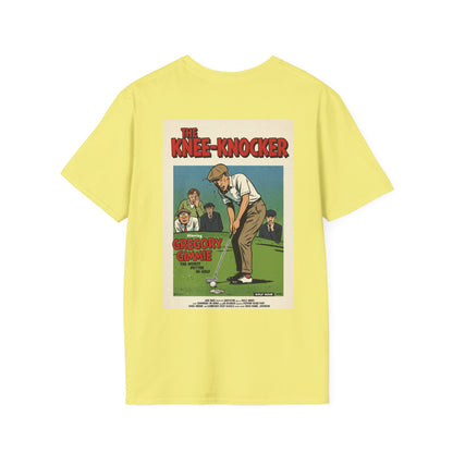 THE KNEE-KNOCKER T-Shirt - Starring GREGORY GIMMIE