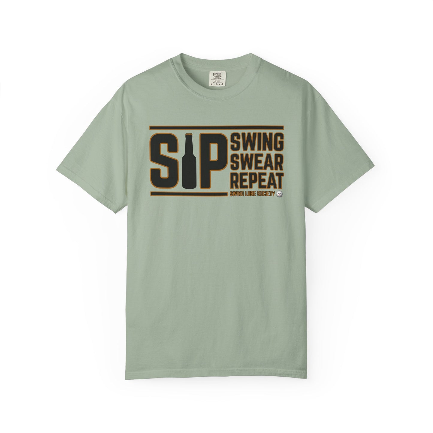 SIP Swing Swear Repeat T-Shirt - Swing Lube Society Signature Apparel