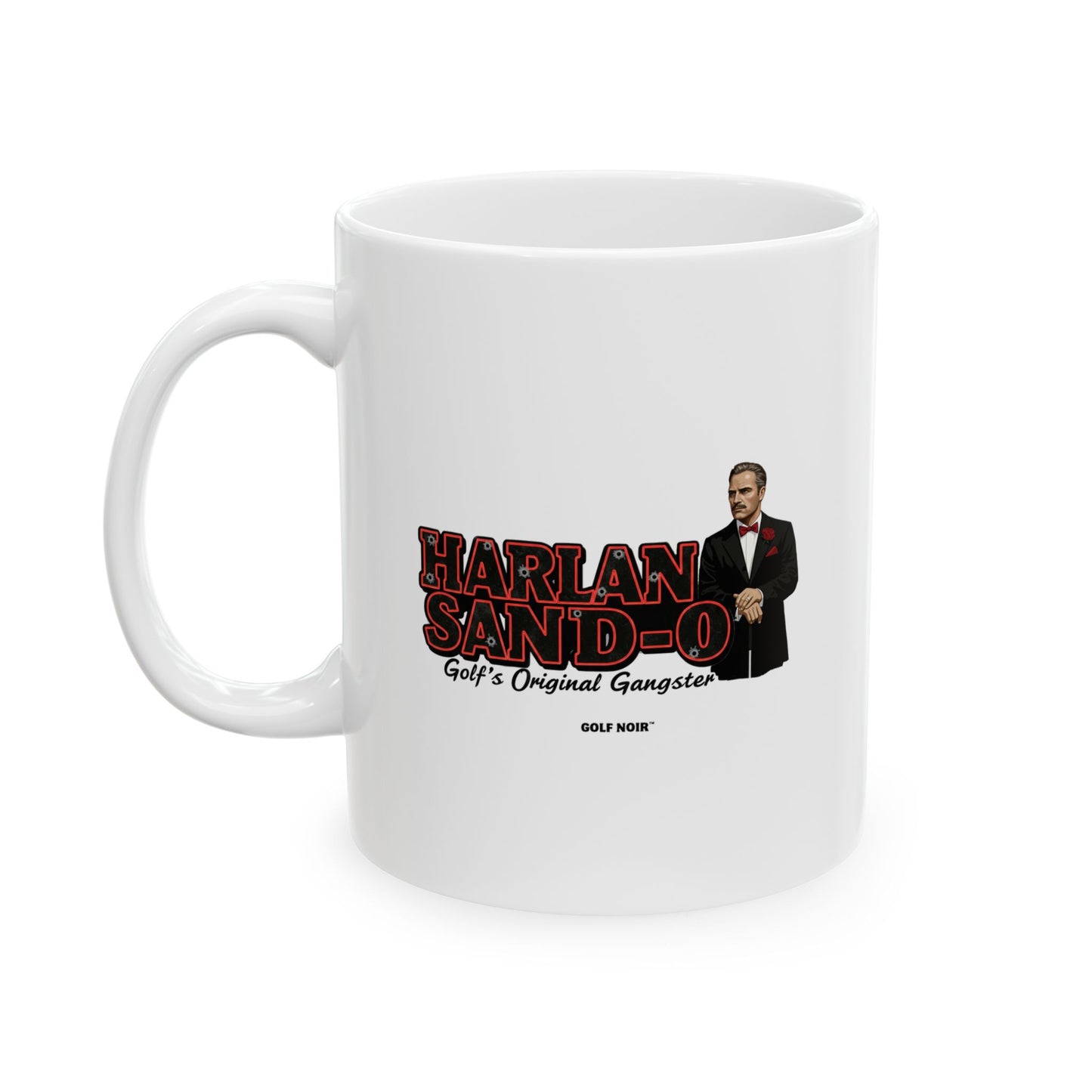 HARLAN SAND-O Mug - Golf's Original Gangster