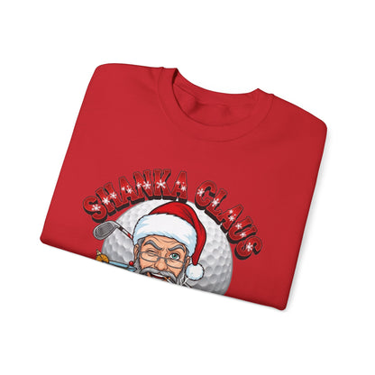 SHANKA CLAUS Crewneck Sweatshirt - Forget The Milk & Cookies, This Claus Needs Mulligans & Martinis!