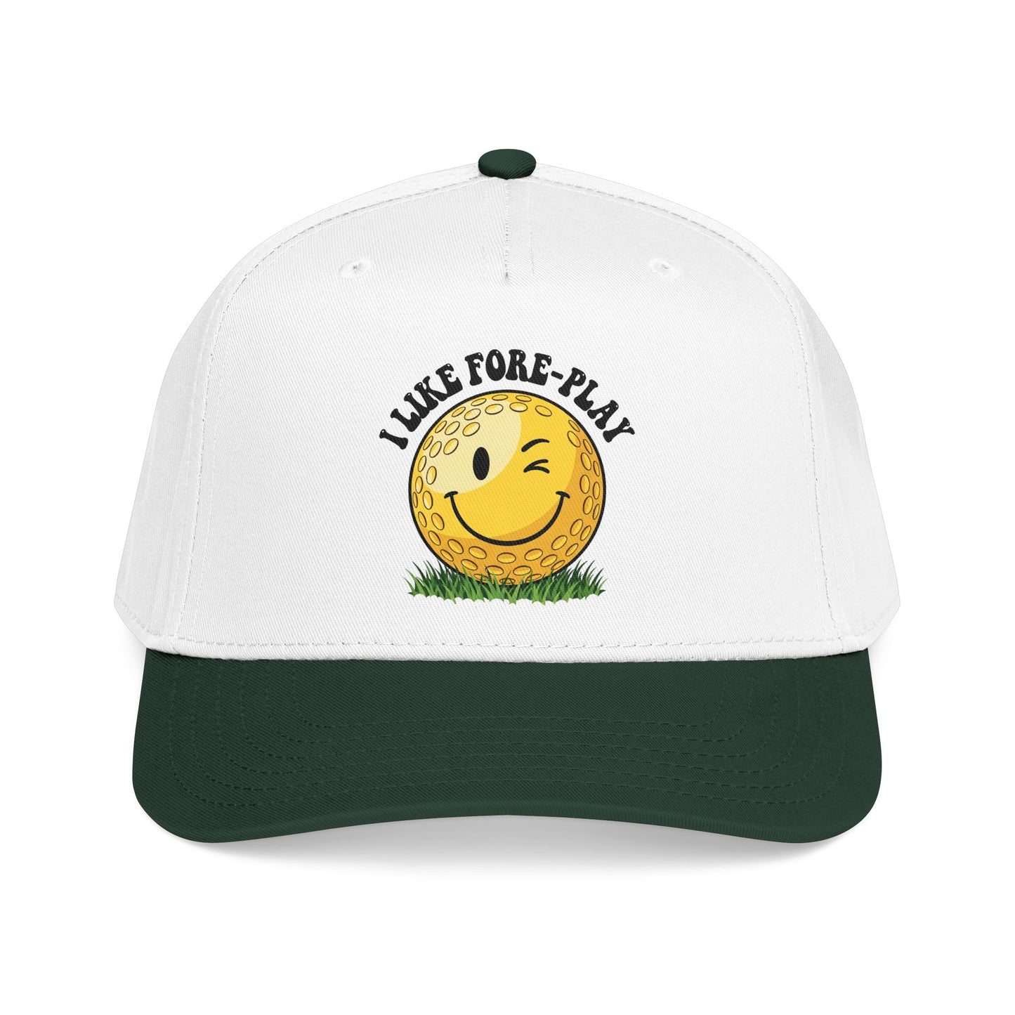 "I Like Fore-Play" Winking Golf Hat - It's a Golf Day Statement Headwear