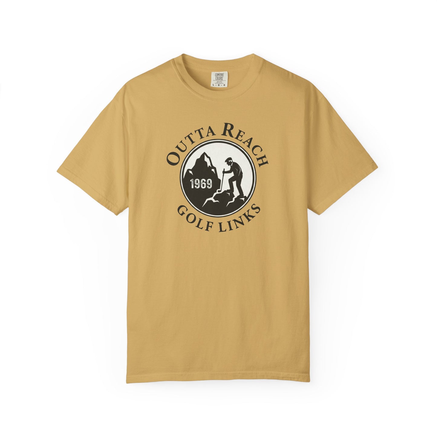 Outta Reach Golf Links T-Shirt — Fictional Fairways Signature Apparel