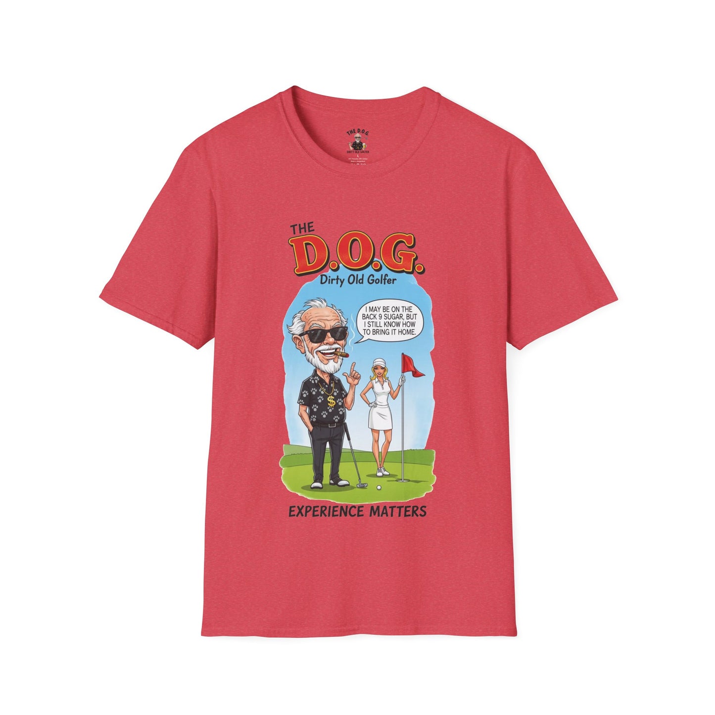 The D.O.G. T-Shirt — Experience Matters - Golf Noir Signature Apparel