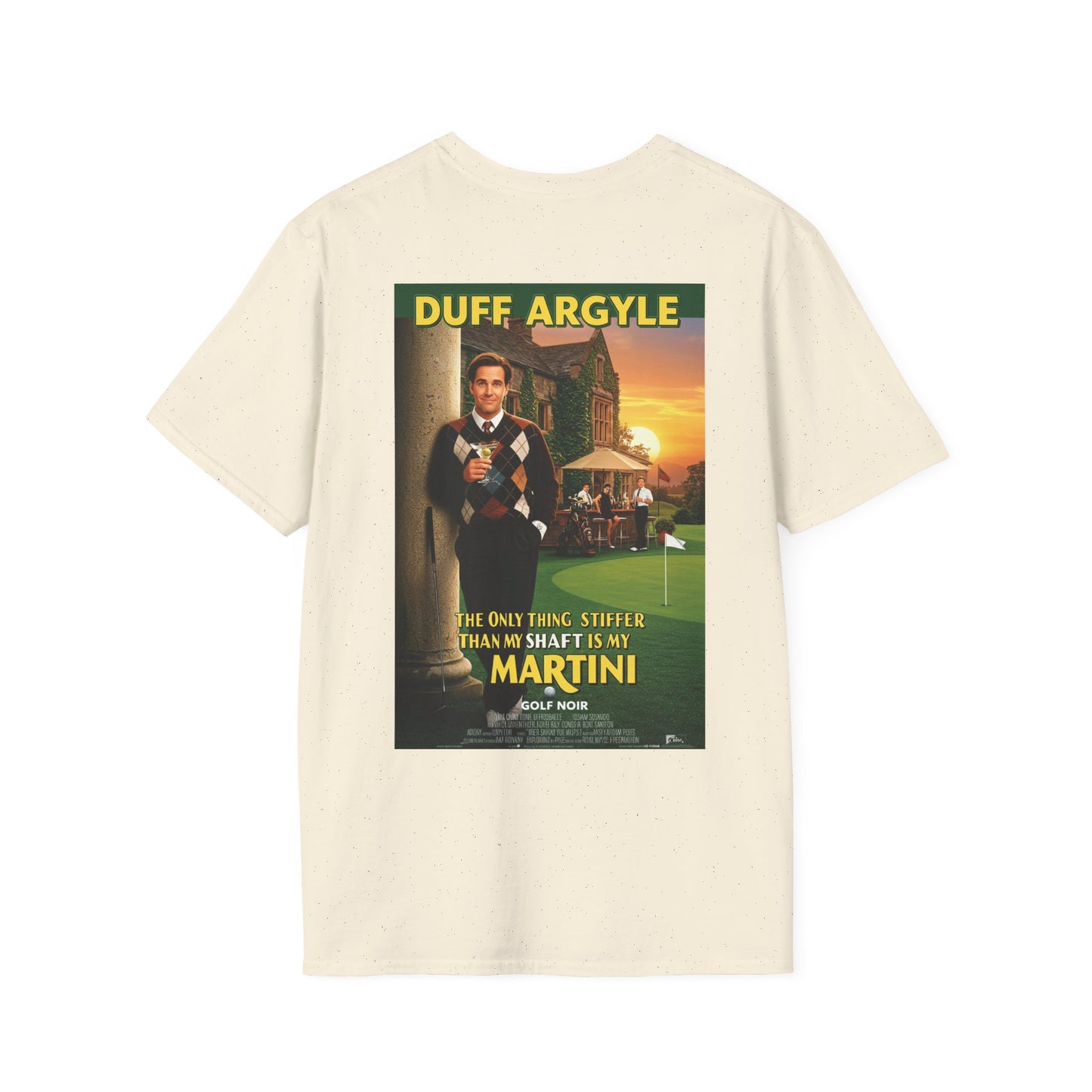 MARTINI SHAFT T-Shirt - Starring DUFF ARGYLE