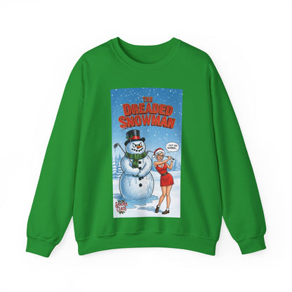 SANDRA CLAUS Christmas Sweatshirt — 'The Dreaded Snowman'