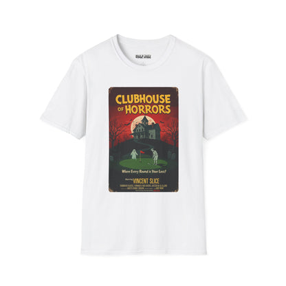 CLUBHOUSE OF HORRORS T-Shirt - Starring VINCENT SLICE
