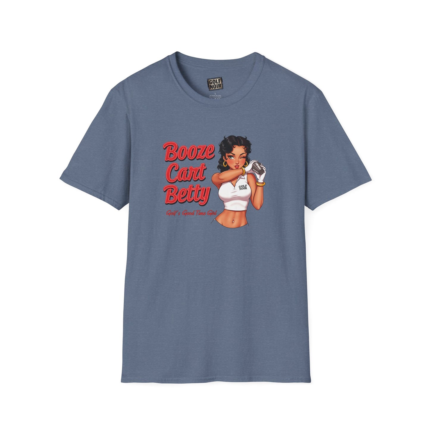 BOOZE CART BETTY T-Shirt - GOLF'S GOOD TIME GIRL