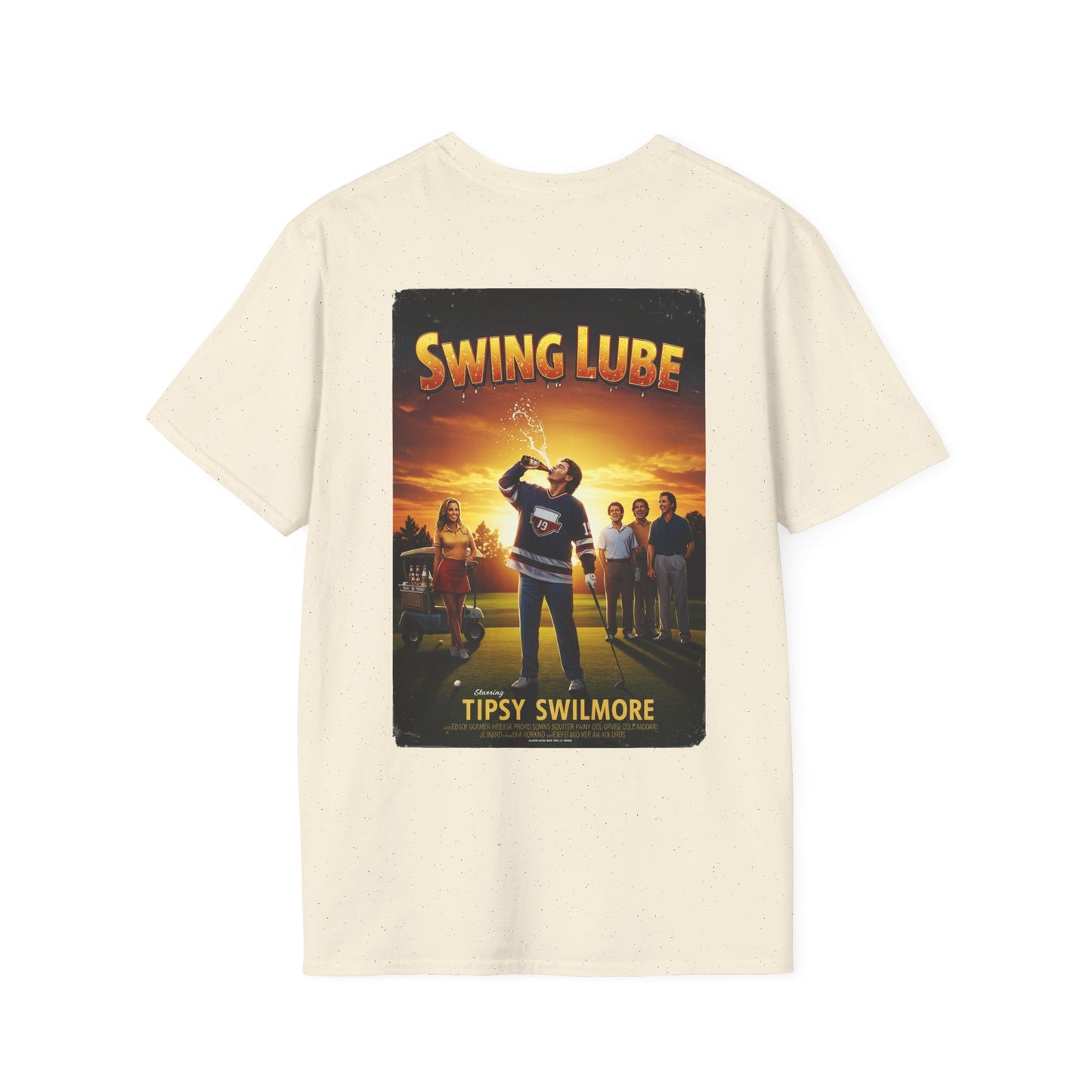 SWING LUBE T-Shirt - Starring TIPSY SWILMORE