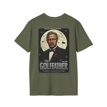 THE GOLFFATHER T-Shirt - Starring HARLAN SAND-O