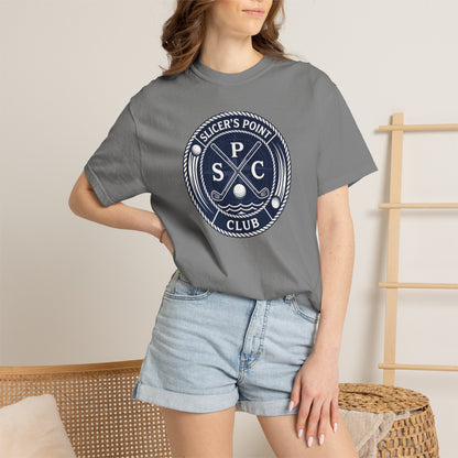 Slicer's Point Club T-Shirt – Fictional Fairways Signature Apparel