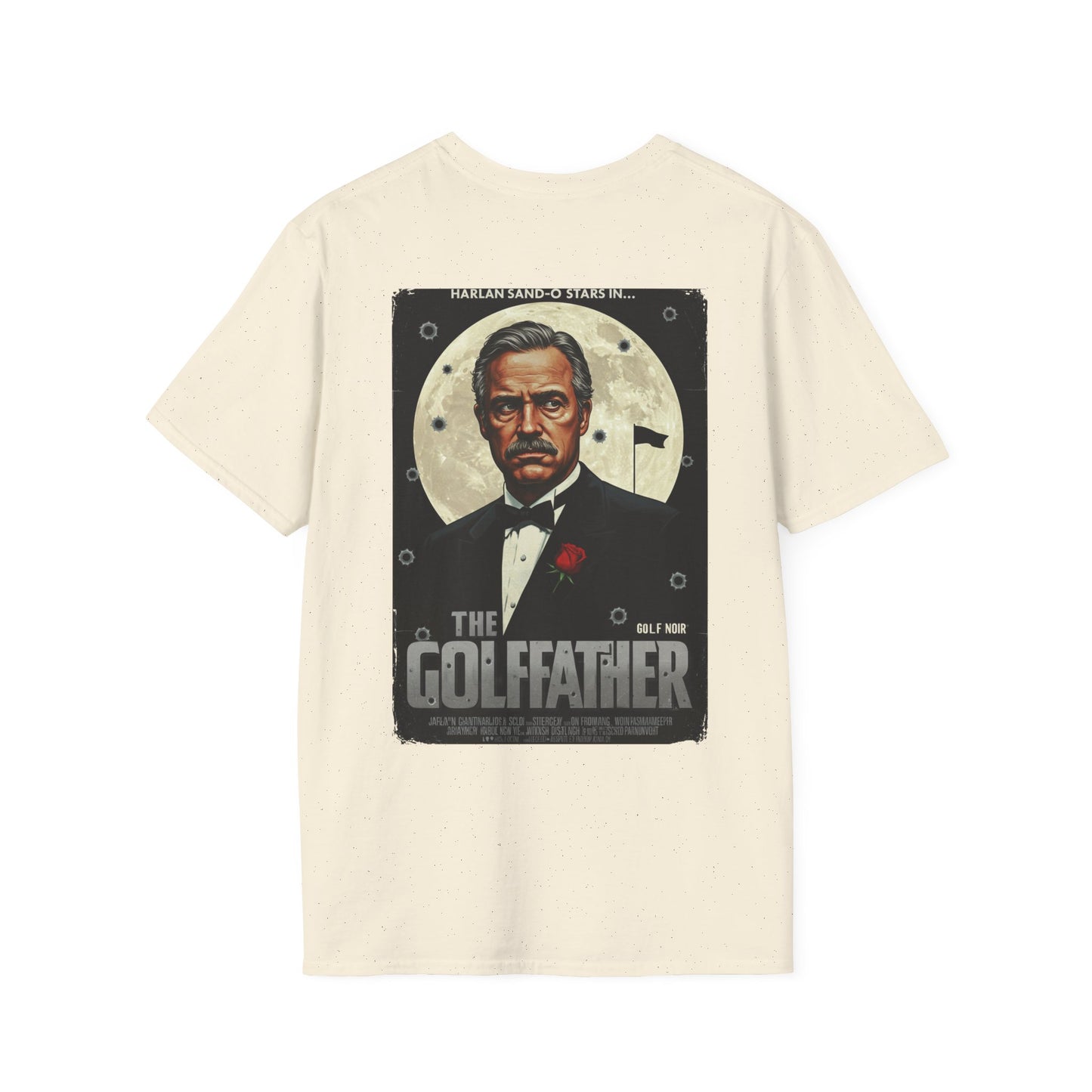 THE GOLFFATHER T-Shirt - Starring HARLAN SAND-O