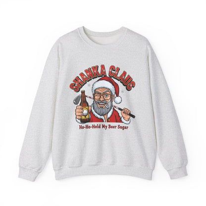 SHANKA CLAUS Crewneck Sweatshirt - Ho Ho Hold My Beer Sugar!