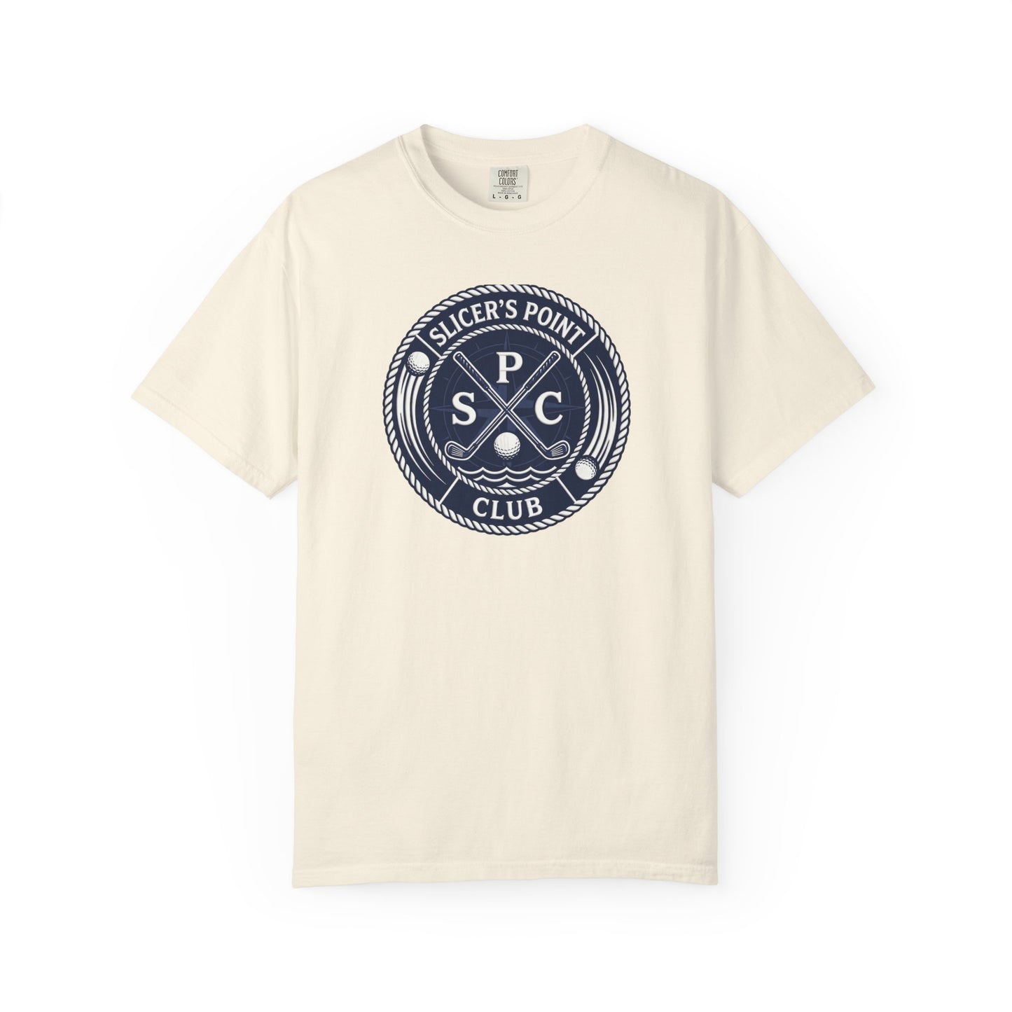 Slicer's Point Club T-Shirt – Fictional Fairways Signature Apparel