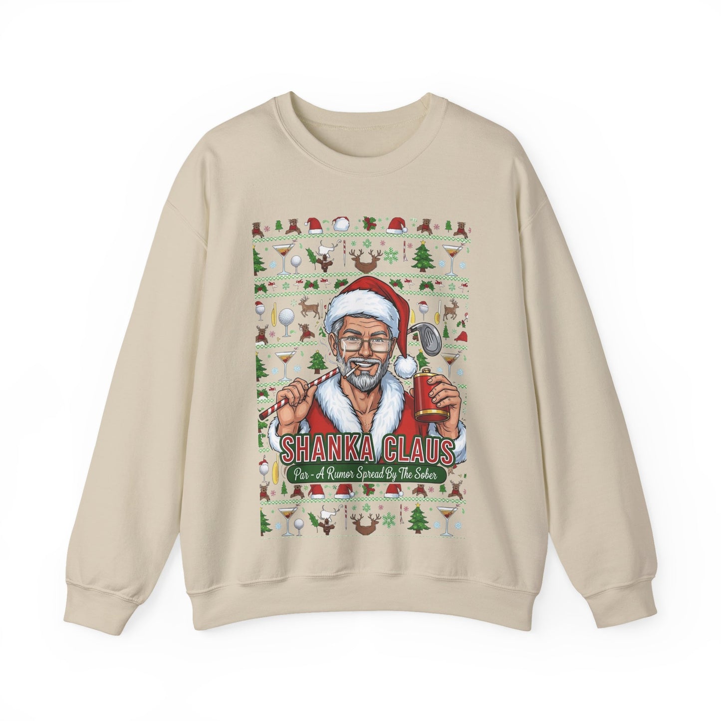 SHANKA CLAUS Ugly Christmas Sweatshirt – Par - A Rumor Spread By The Sober