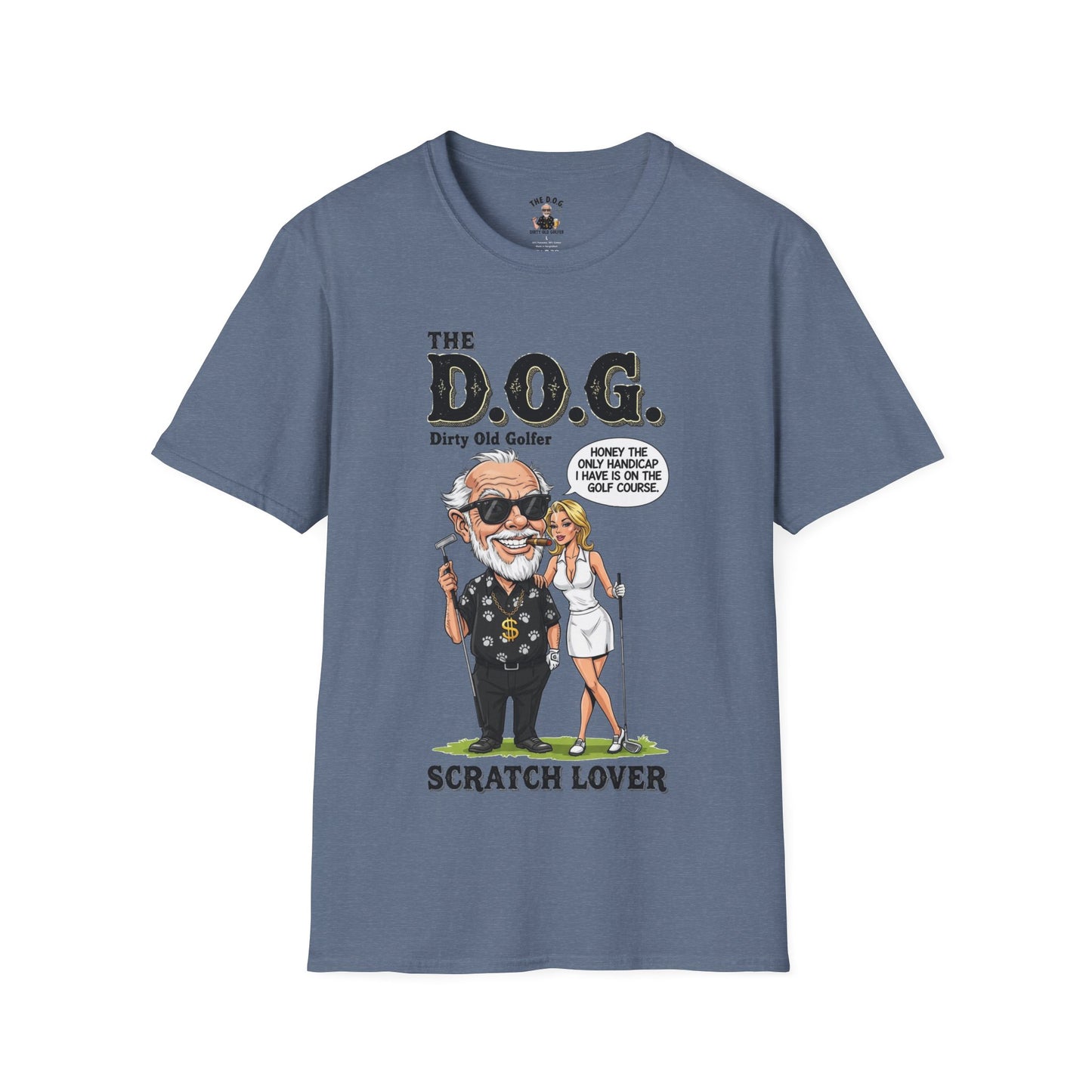 The D.O.G. T-Shirt — Scratch Lover - Golf Noir Signature Apparel