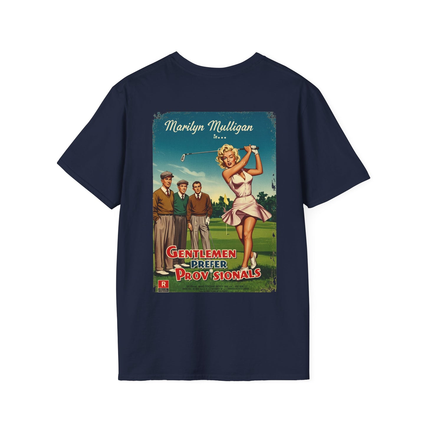 GENTLEMEN PREFER PROVISIONALS T-Shirt - Starring MARILYN MULLIGAN