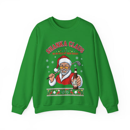 SHANKA CLAUS Christmas Sweatshirt - Ho Ho Hold My Beer Sugar!