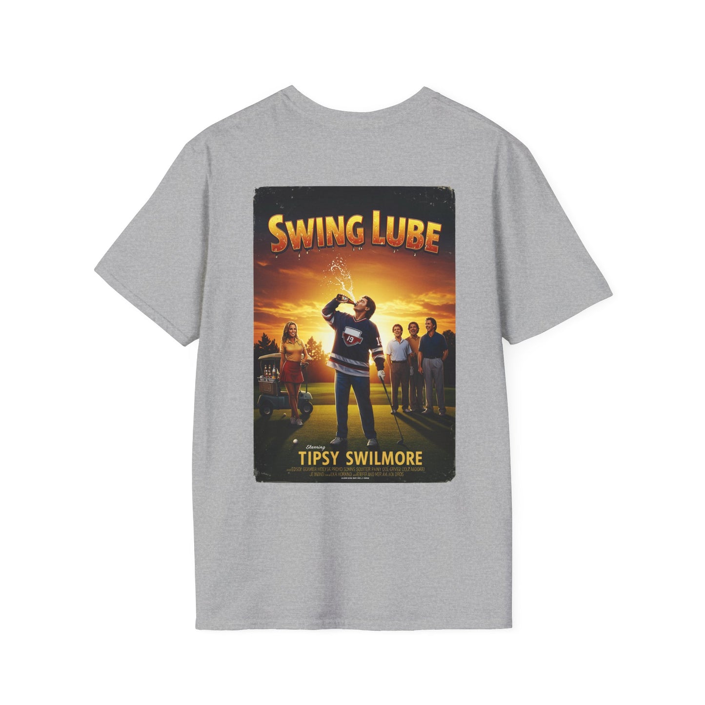 SWING LUBE T-Shirt - Starring TIPSY SWILMORE